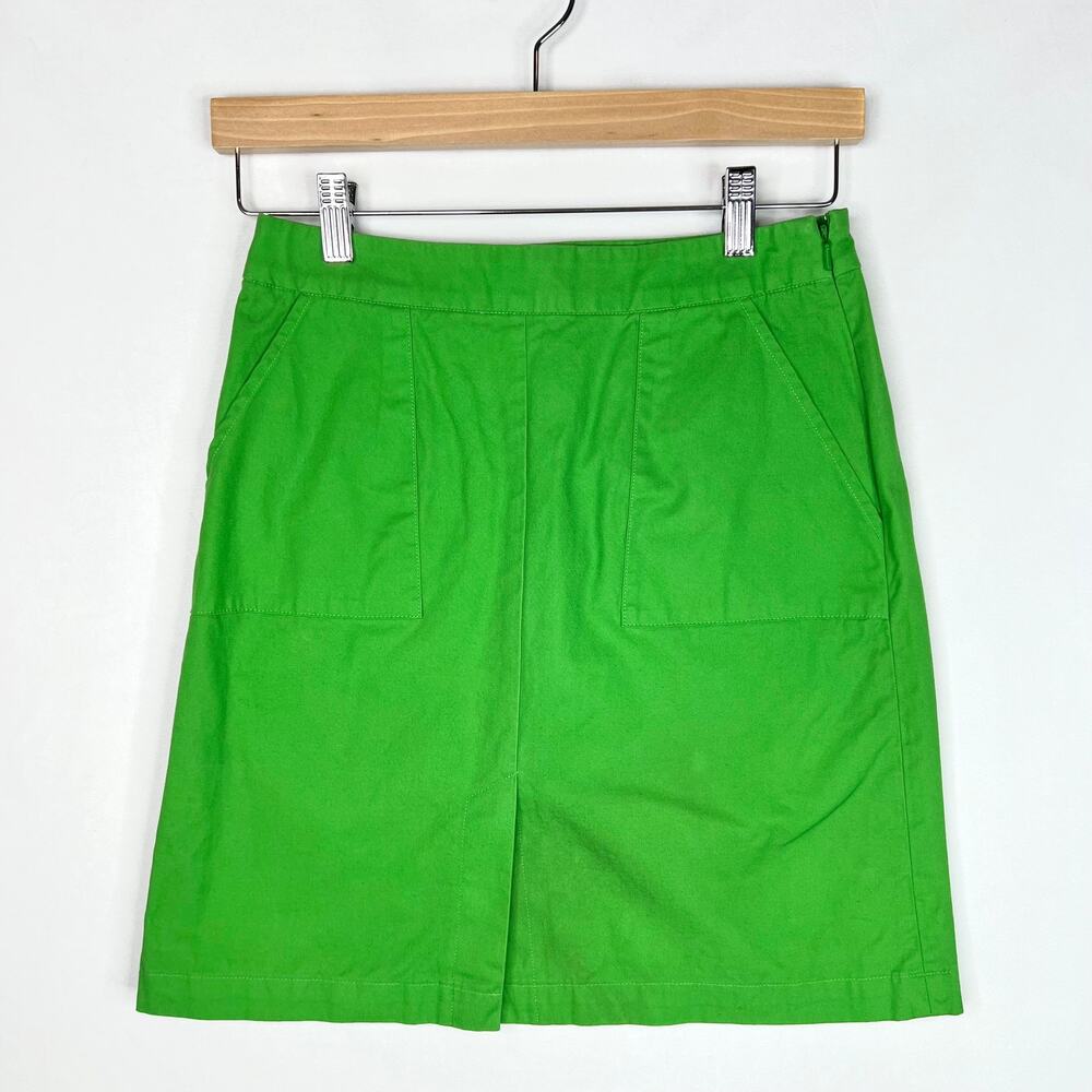 Boast Lime Green Pencil Skirt 0